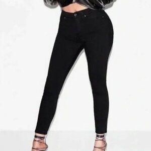 Good American Black Crop Skinny Jeans Size 8 or 29